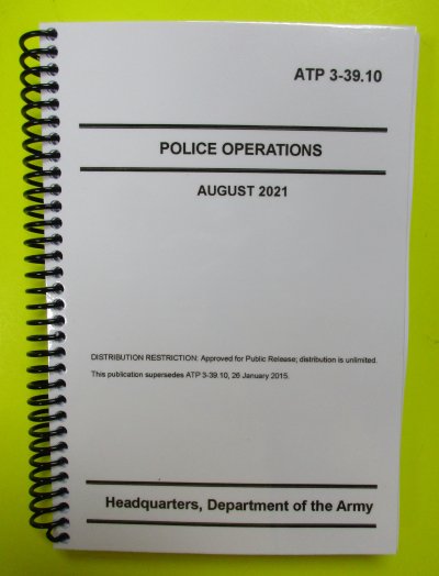 ATP 3-39.10 Police Operations - 2021 - mini size - Click Image to Close
